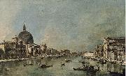 Francesco Guardi El Gran Canal con San Simeone Piccolo y Santa Luca oil on canvas